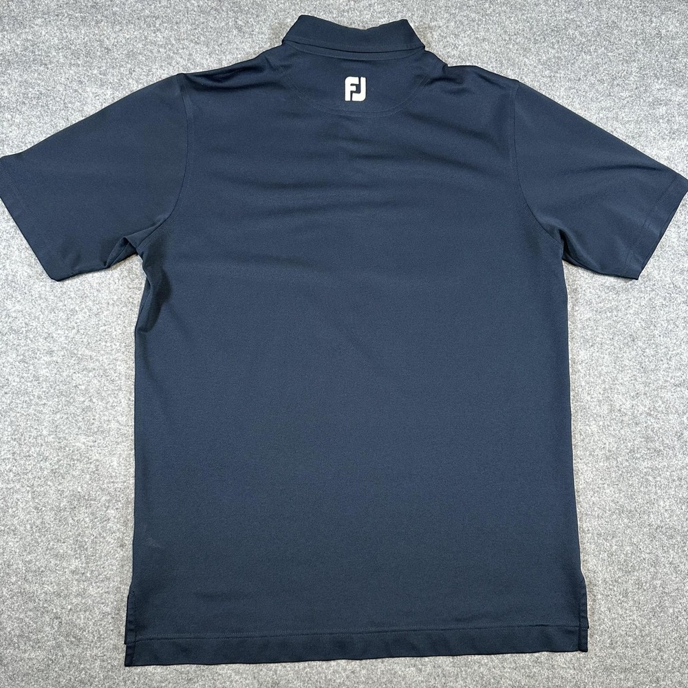 FootJoy Polo Shirt Mens Large Athletic Fit Striped Golf Performance Golfwear - Picture 6 of 8